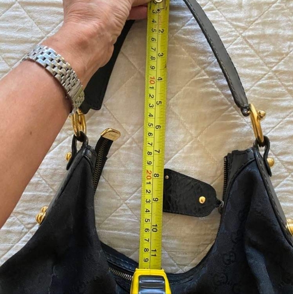 Gucci Gg canvas and leather hobo tote - Picture 10 of 10